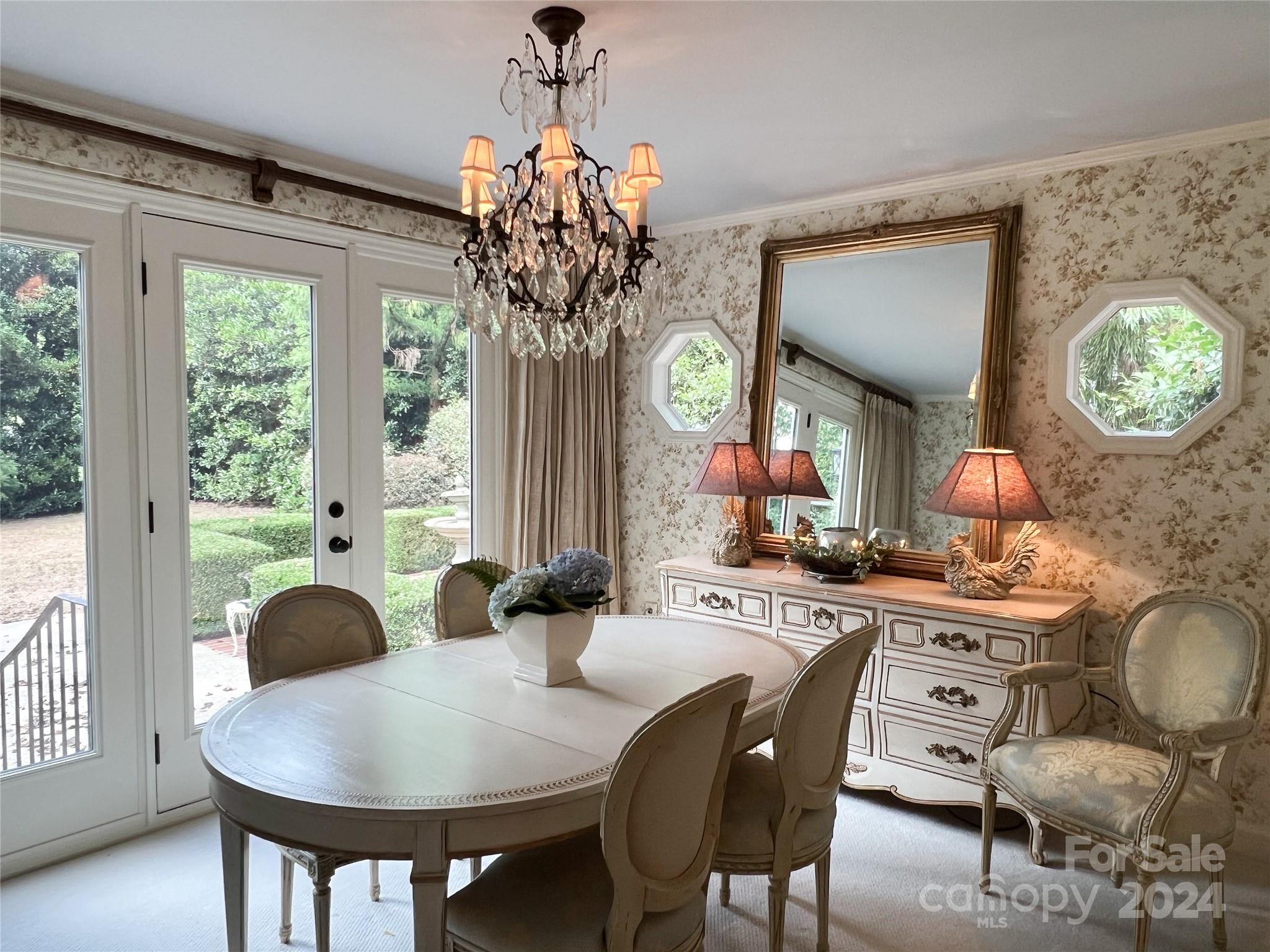 4115 Rutherford Drive Charlotte, NC 28210 - Photo 13 of 26 a view of a dining room with furniture window and outside view