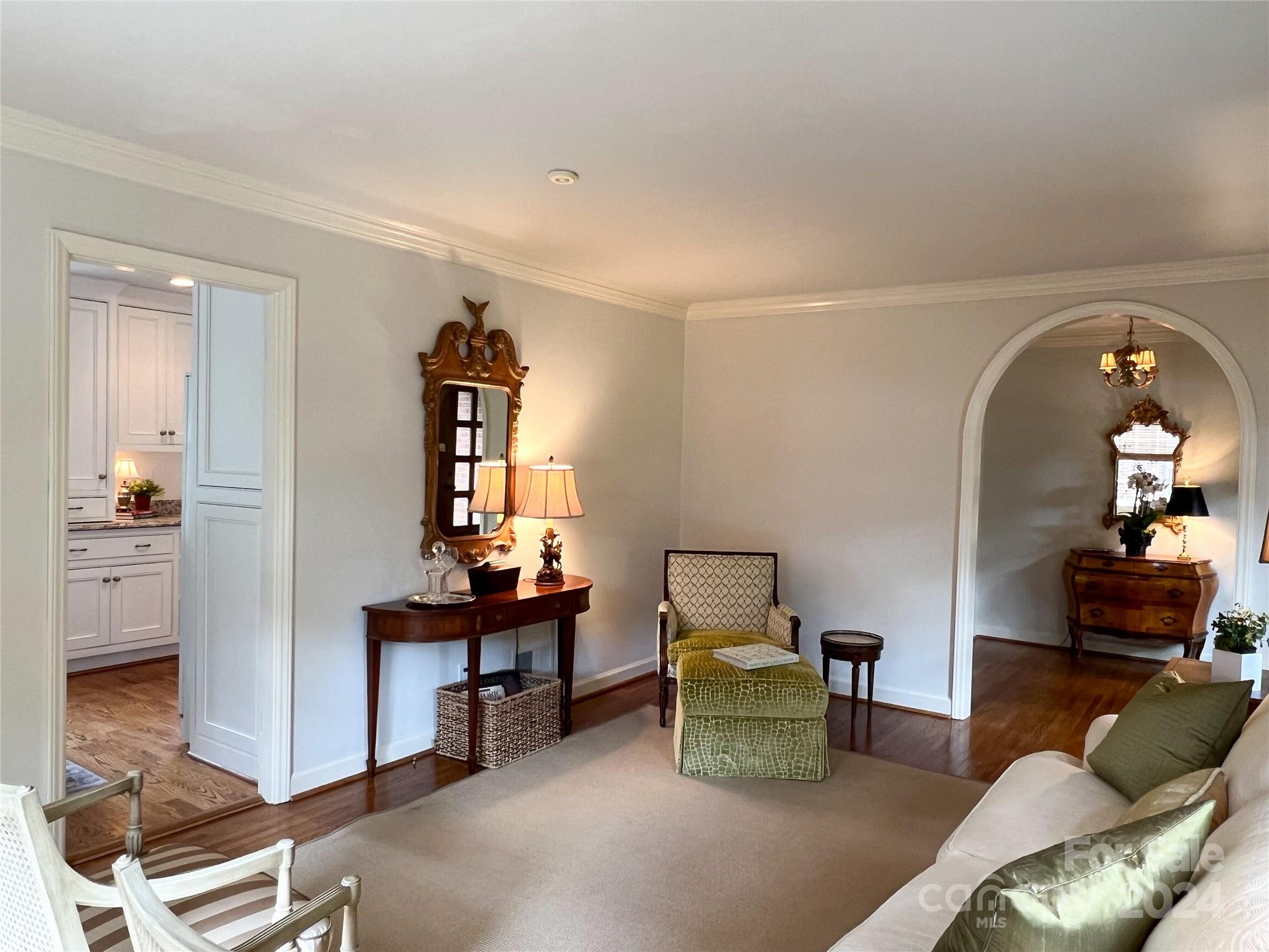 4115 Rutherford Drive Charlotte, NC 28210 - Photo 6 of 26 a living room with furniture and wooden floor