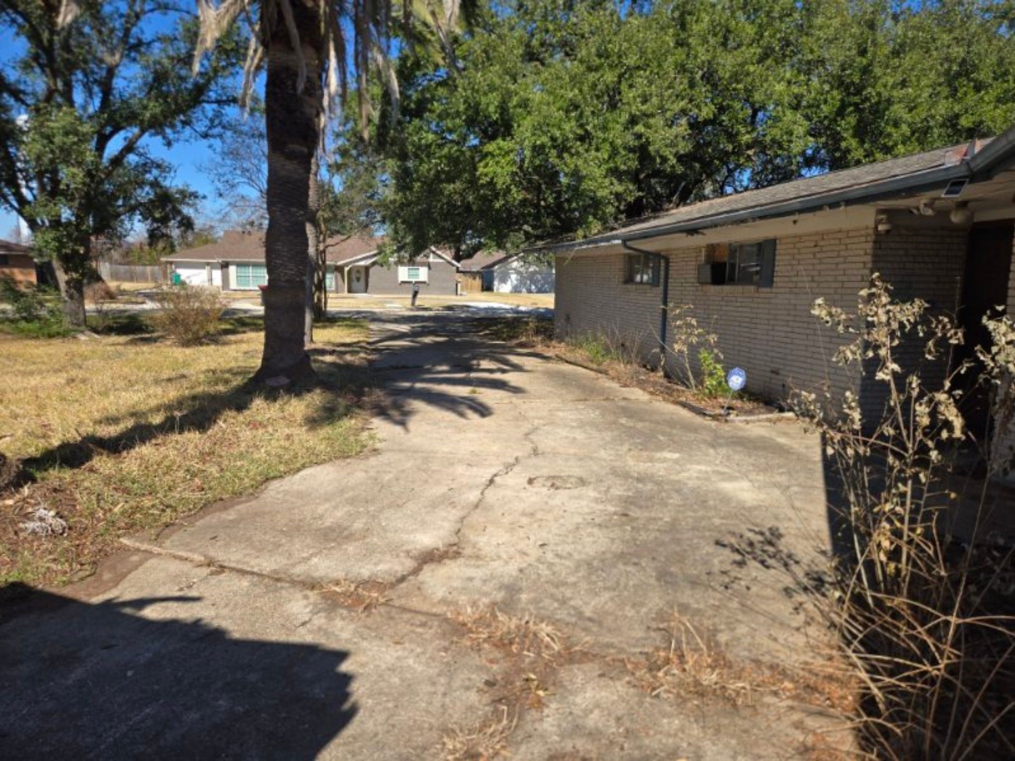 5006 Interlachen Street Baytown, TX 77521 - Photo 8 of 26 a view of a backyard of the house