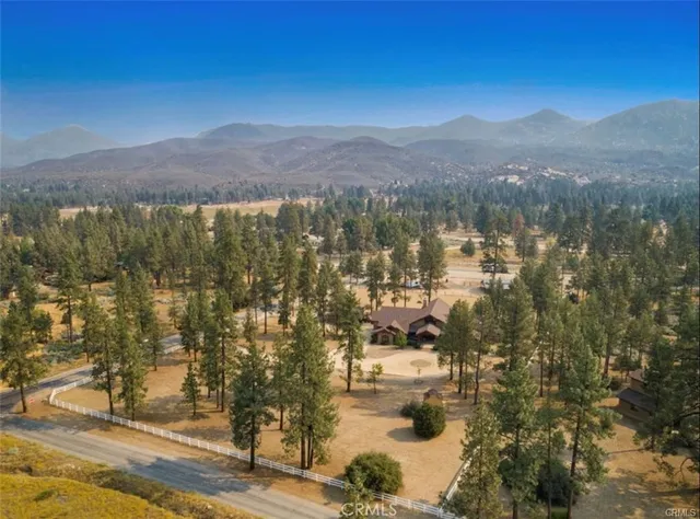 a view of city and mountain