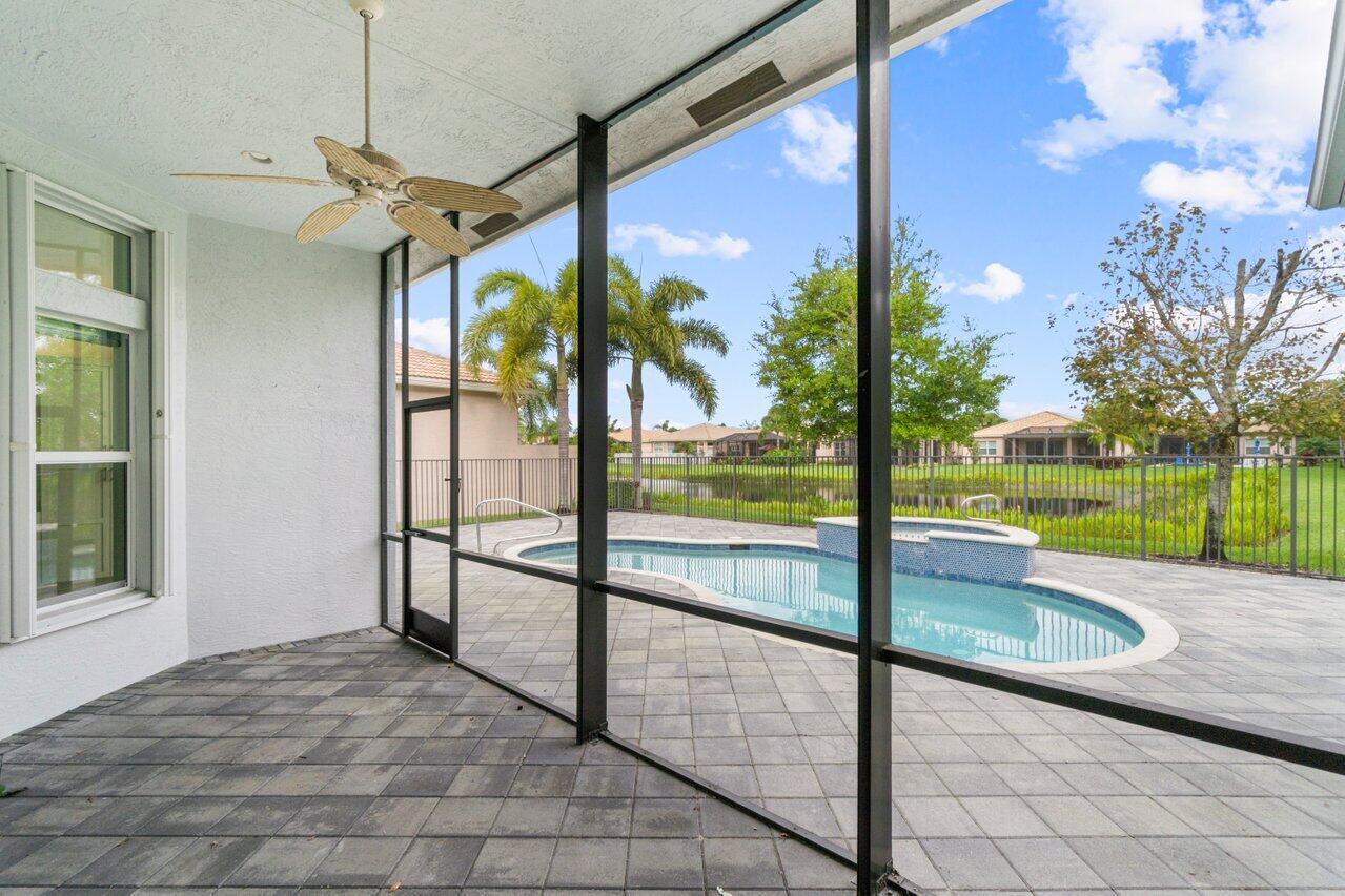 9039 Ribbons Ridge Point Boynton Beach, FL 33473 - Photo 35 of 42 Covered/screened patio