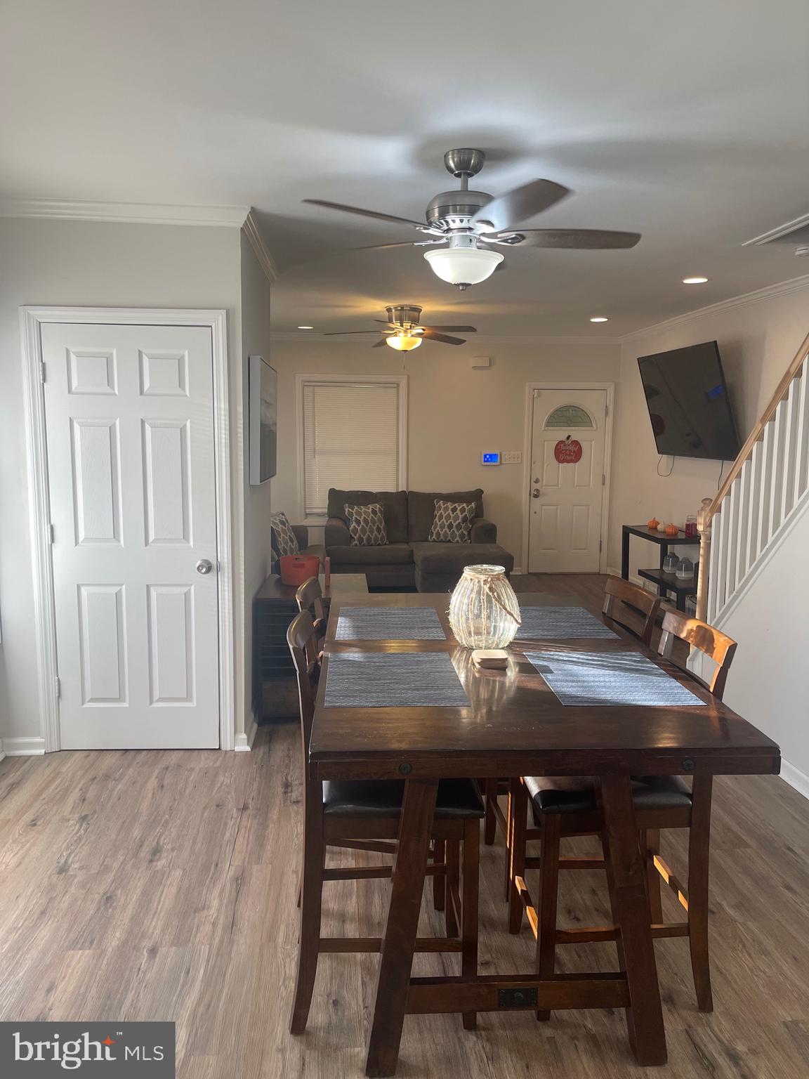 323 High Street Westville, NJ 08093 - Photo 13 of 33 a view of a dining room with furniture and wooden floor