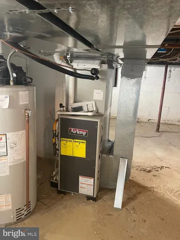 a view of water heater room