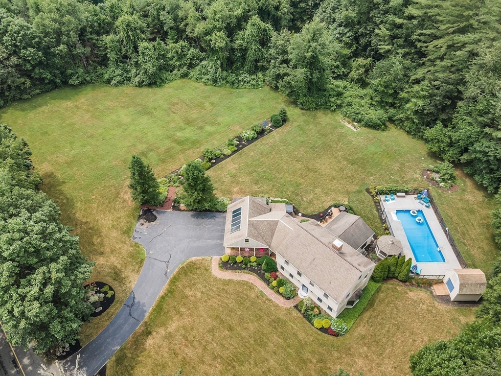 26 Wilder Road Sterling, MA 01564 - Photo 26 of 28 an aerial view of a house with a yard and lake view