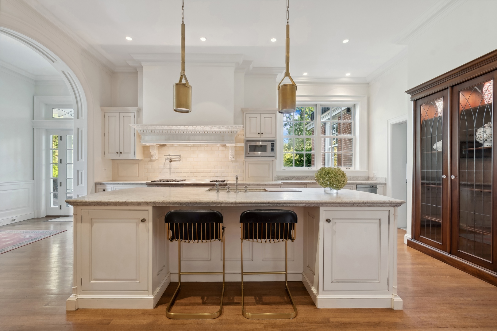 100 Pembroke Drive Lake Forest, IL 60045 - Photo 14 of 56 a kitchen with a sink cabinets and window