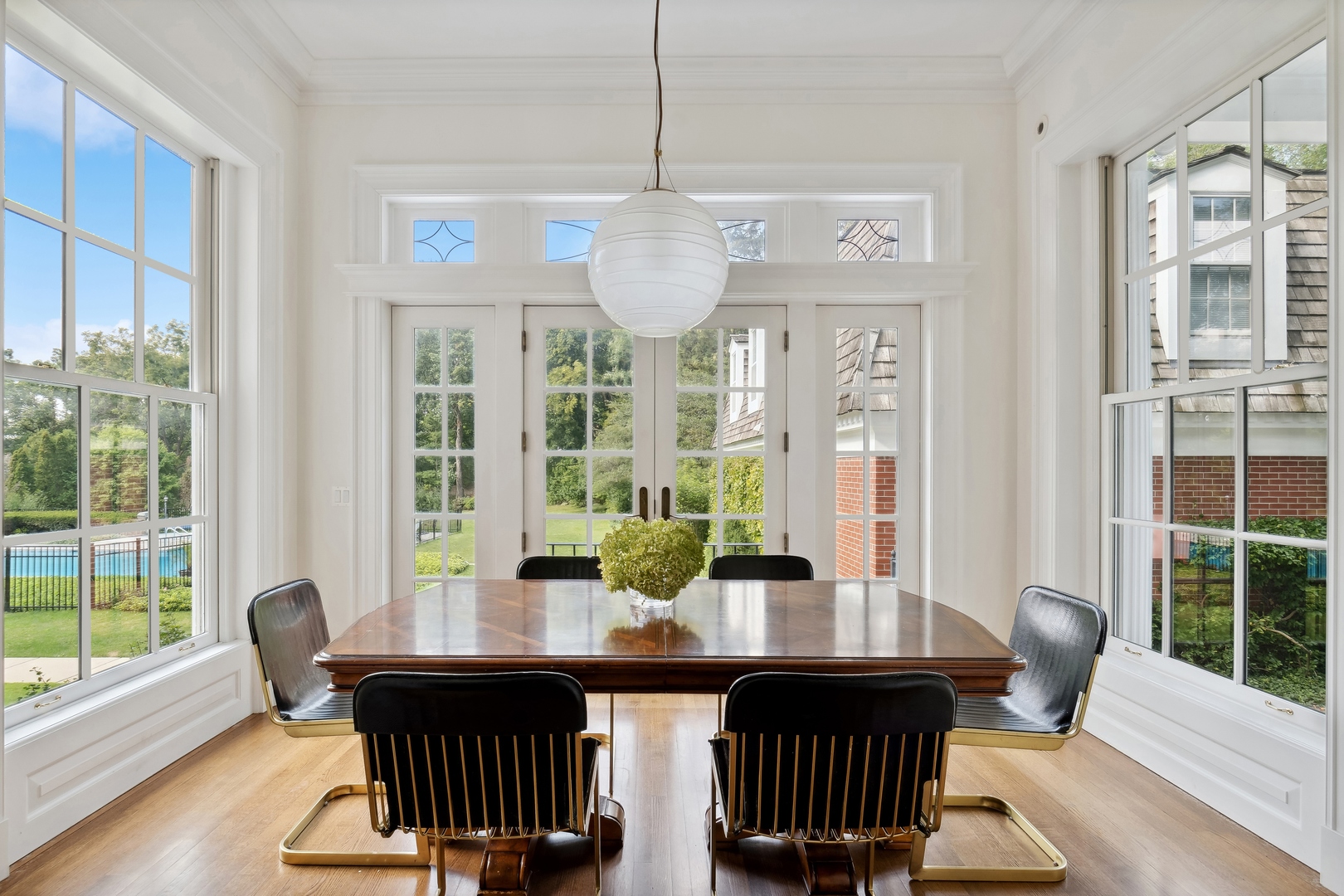 100 Pembroke Drive Lake Forest, IL 60045 - Photo 19 of 56 a view of a dining room with furniture window and outside view