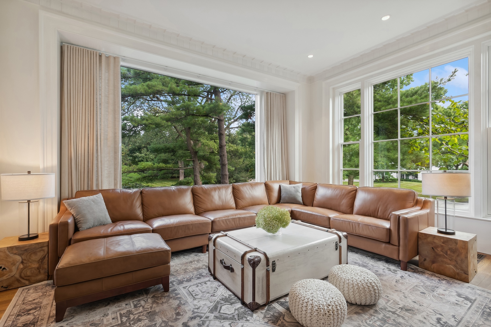 100 Pembroke Drive Lake Forest, IL 60045 - Photo 21 of 56 a living room with furniture and a large window