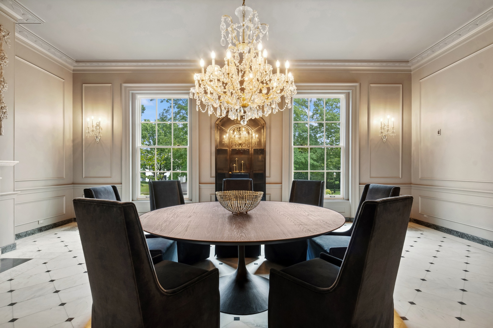 100 Pembroke Drive Lake Forest, IL 60045 - Photo 23 of 56 a view of a dining room with furniture window and outside view