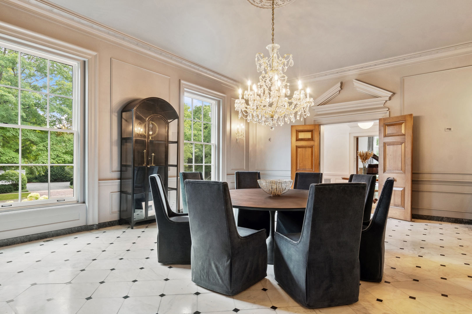 100 Pembroke Drive Lake Forest, IL 60045 - Photo 24 of 56 a view of a dining room with furniture window and outside view