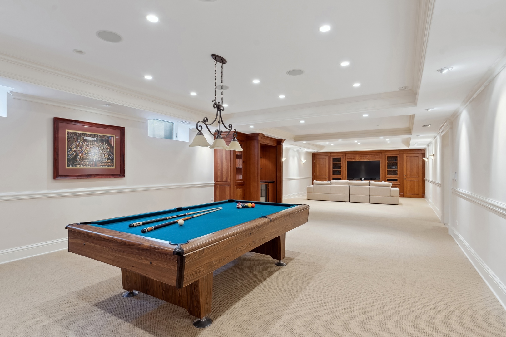 100 Pembroke Drive Lake Forest, IL 60045 - Photo 45 of 56 a room with pool table and windows