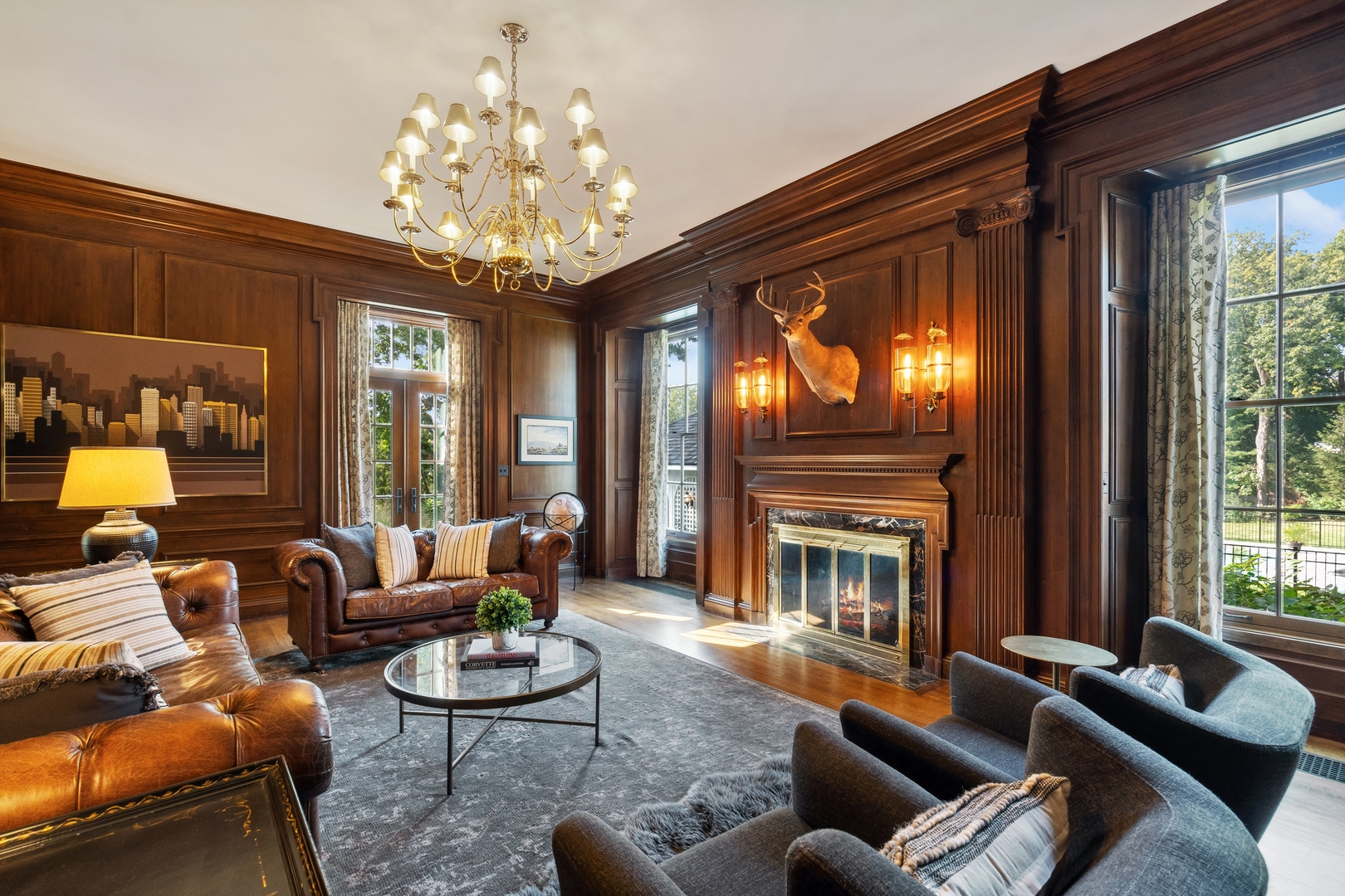 100 Pembroke Drive Lake Forest, IL 60045 - Photo 10 of 56 a living room with furniture and a large window