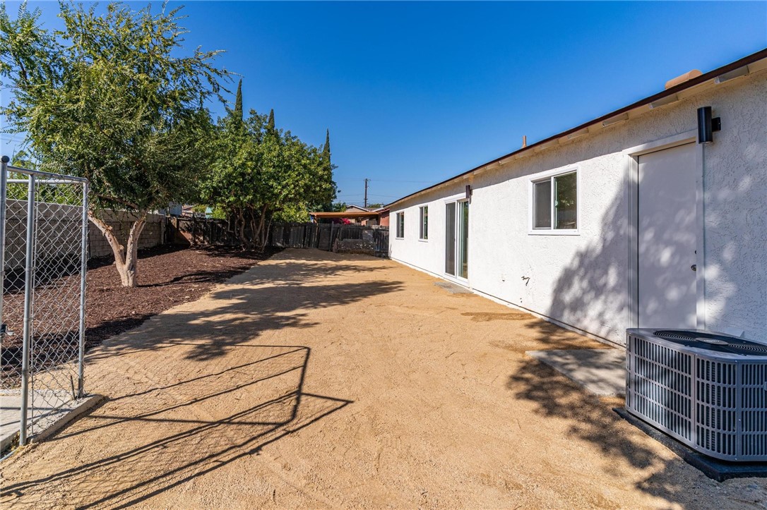 7738 Encinitas Avenue Fontana, CA 92336 - Photo 27 of 35 a view of backyard of the house