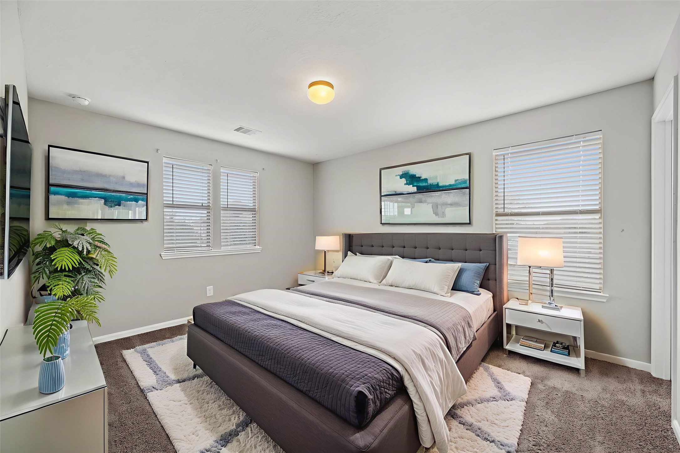4103 Sherry Mist Lane Katy, TX 77449 - Photo 12 of 19 This secondary bedroom offers a bright, comfortable setting that works well for everyday use. Virtually staged.