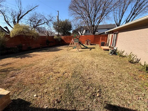 a view of outdoor space with garden