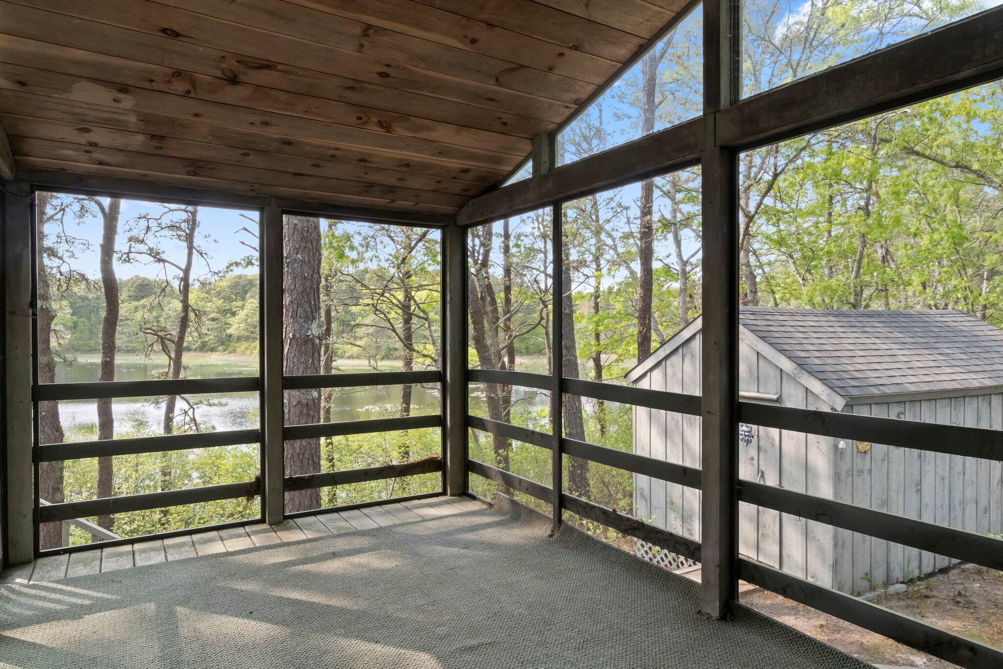 346 Setucket Road Dennis, MA 02638 - Photo 28 of 41 a view of outdoor space with backyard and roof
