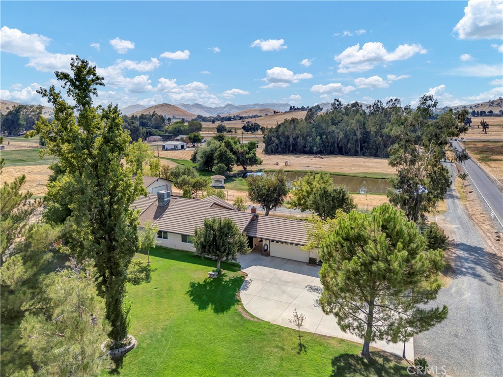 18002 Road 320 Springville, CA 93265 - Photo 50 of 56 an aerial view of a house with garden space ocean and mountain view in back