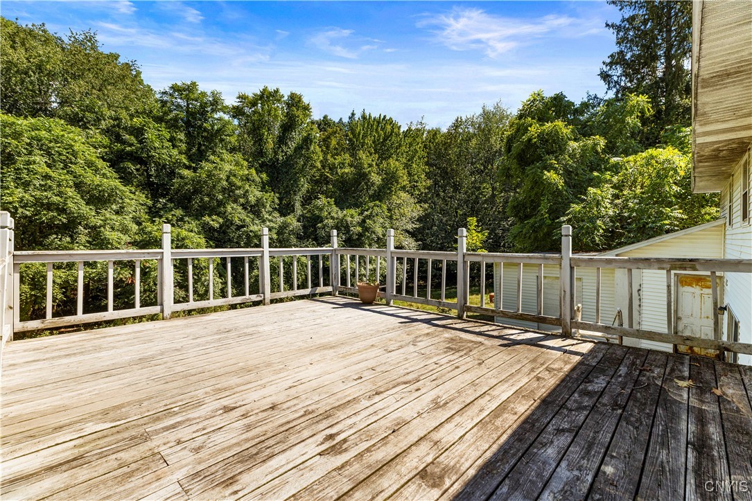7530 East Lake Road Vienna, NY 13308 - Photo 28 of 35 Spacious deck