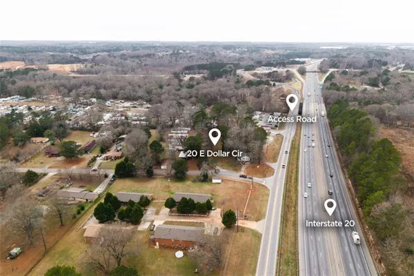 a house with trees in front of it