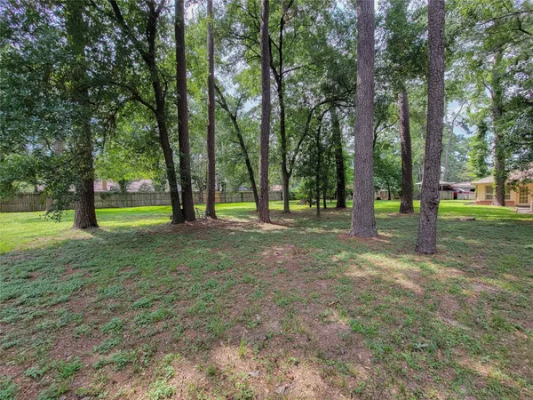 a view of field with trees