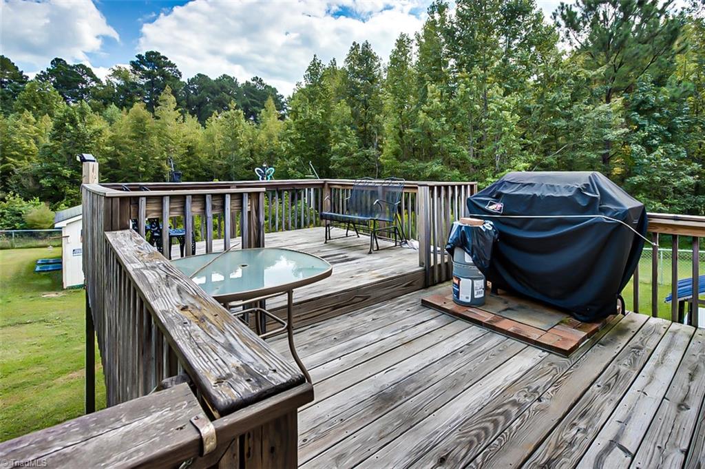 480-j C J C Teague Road Staley, NC 27355 - Photo 27 of 32 Back Deck