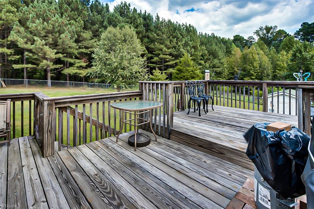 480-j C J C Teague Road Staley, NC 27355 - Photo 29 of 32 Back Deck
