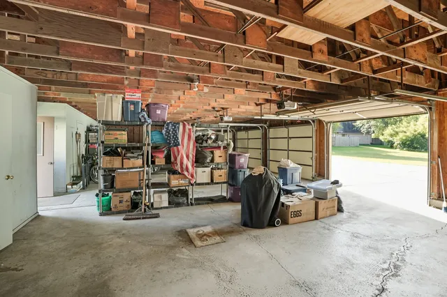 a view of storage and utility room