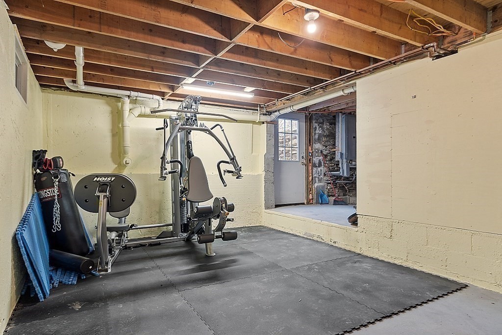 91 Gilchrest Street Lunenburg, MA 01462 - Photo 33 of 38 a view of a room with gym equipment
