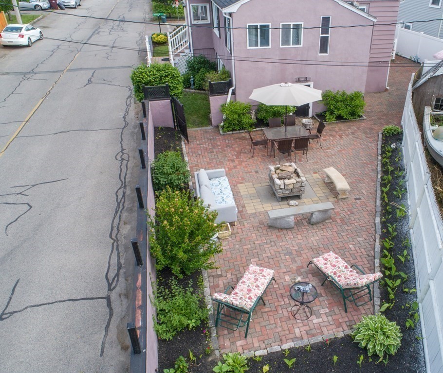259 Kingsley Road Hull, MA 02045 - Photo 3 of 20 an aerial view of a house with garden and plants