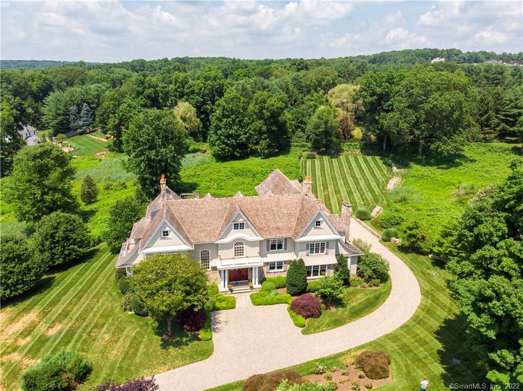 16 Middlebrook Lane Wilton, CT 06897 - Photo 1 of 1 an aerial view of a house