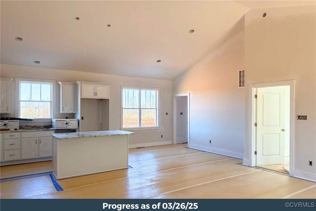 Tbd Country Club Road La Crosse, VA 23950 - Photo 5 of 17 a view of a kitchen with granite countertop cabinets and wooden floor