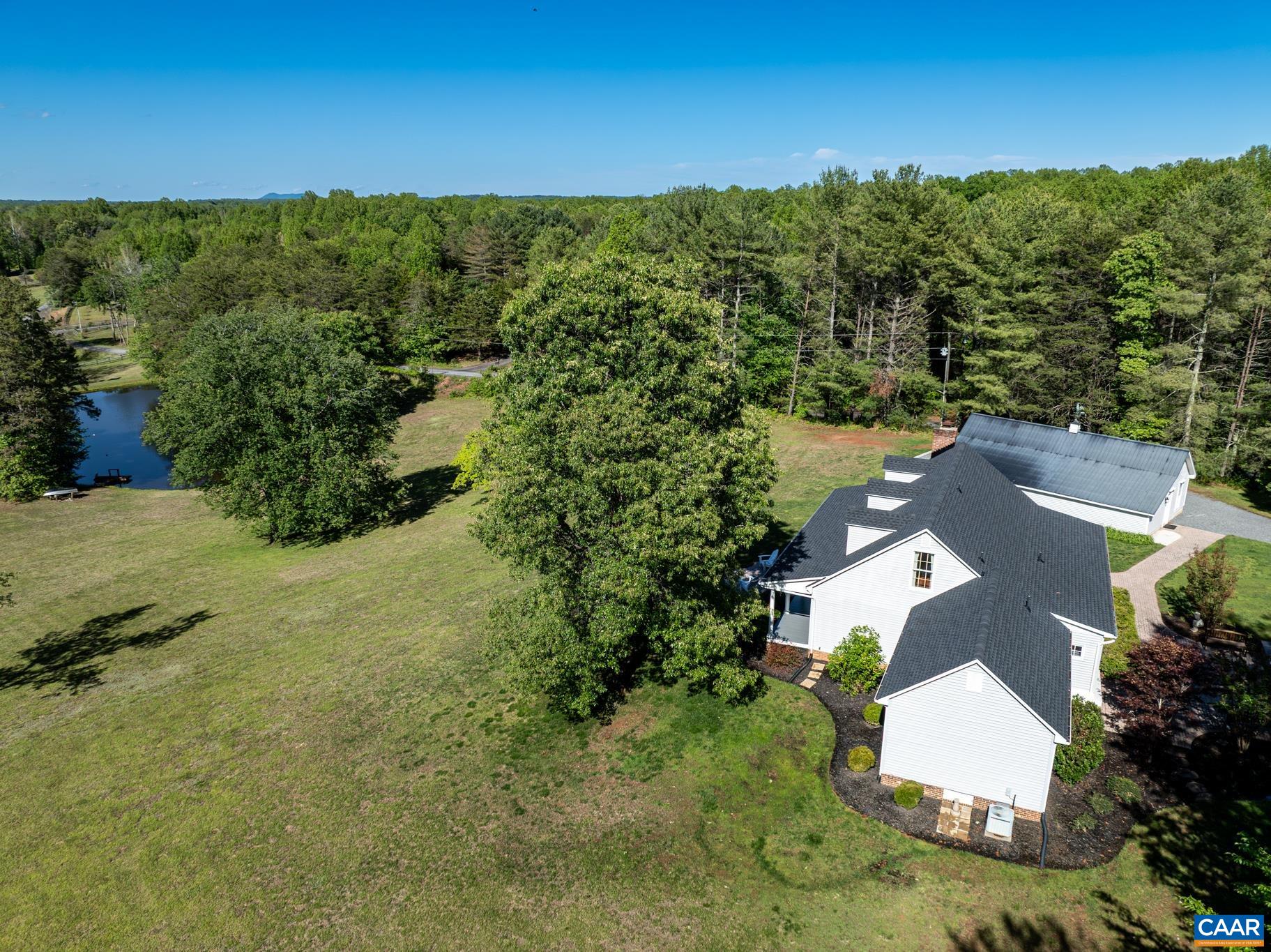 480 Dawsonville Road Barboursville, VA 22923 - Photo 10 of 55 an aerial view of a house with mountain view