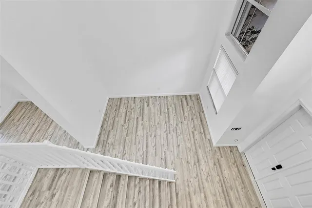 a view of wooden floor