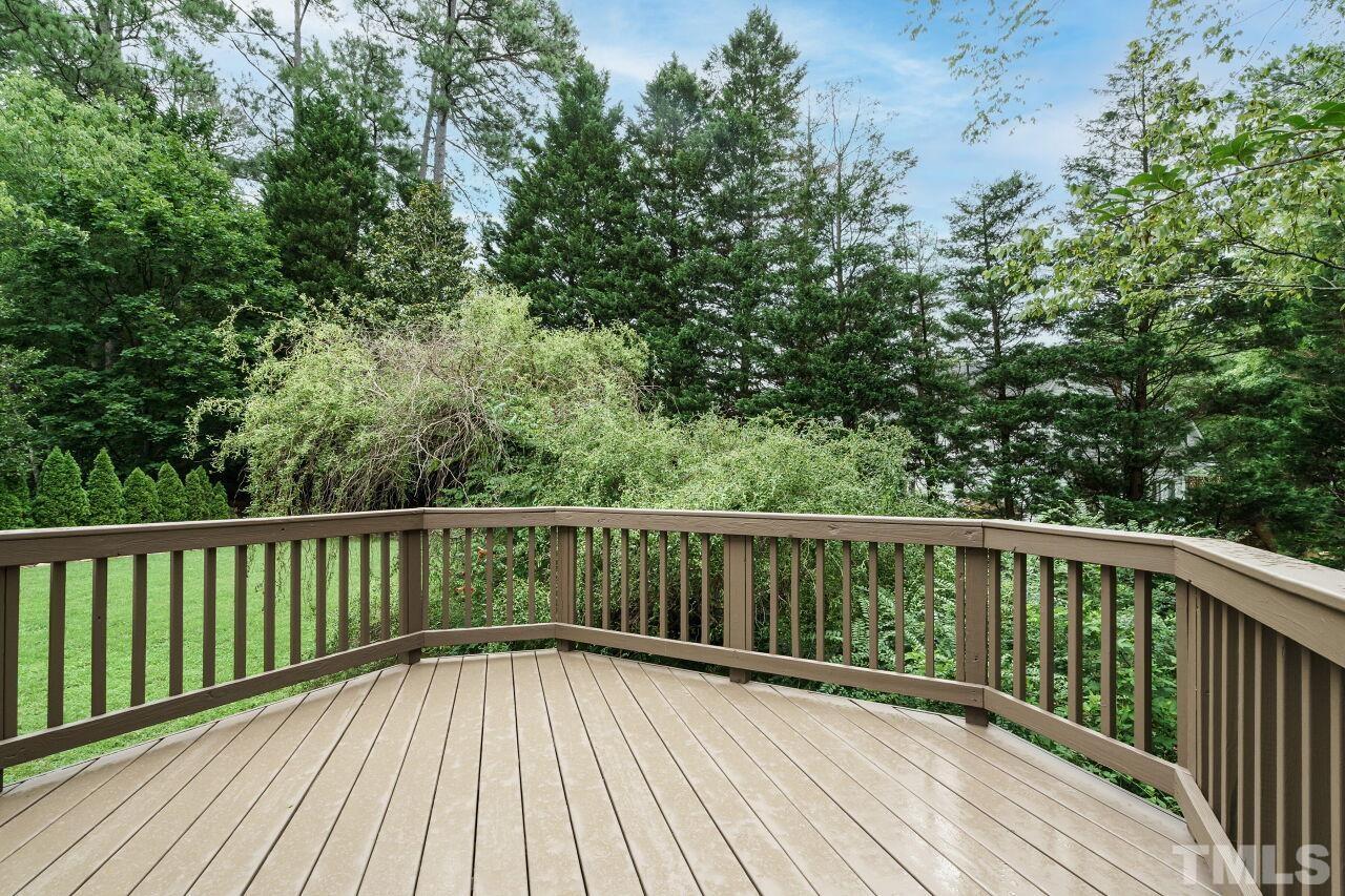 206 Firetree Lane Cary, NC 27513 - Photo 27 of 44 a view of balcony with wooden floor