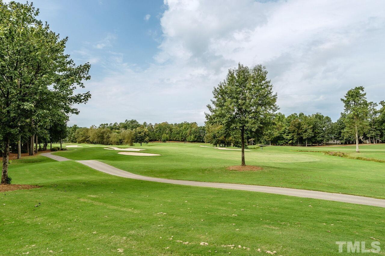 206 Firetree Lane Cary, NC 27513 - Photo 37 of 44 a house view with outdoor space and trees in the background