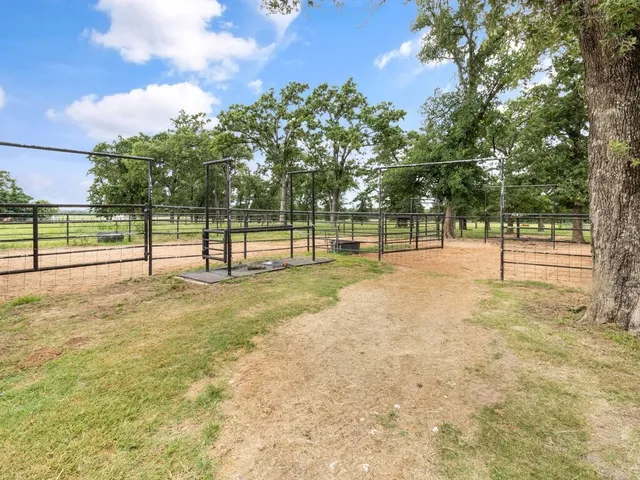 a view of an outdoor space and a yard