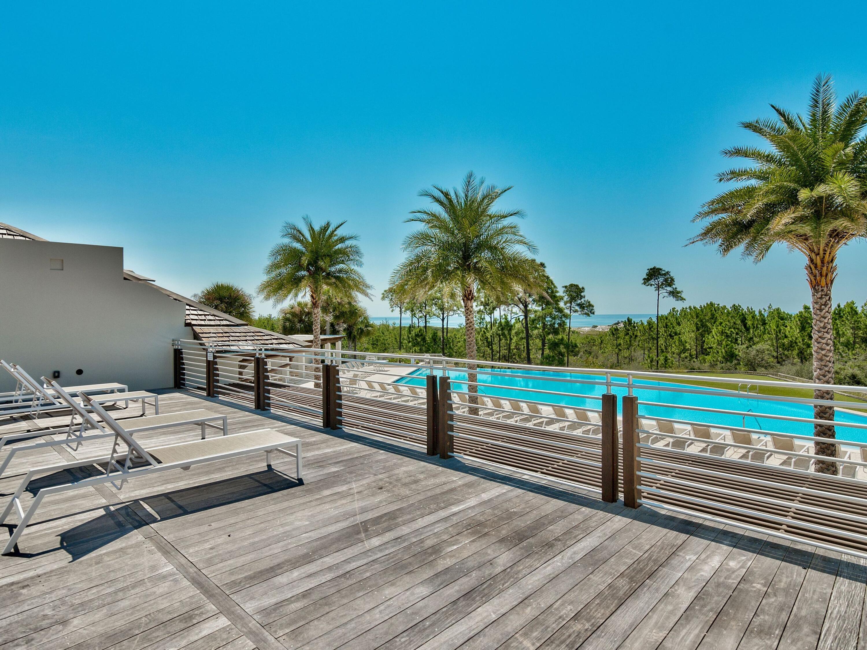 Lot 107 Cypress Walk Santa Rosa Beach, FL 32459 - Photo 18 of 42 Second level sunset deck & pool