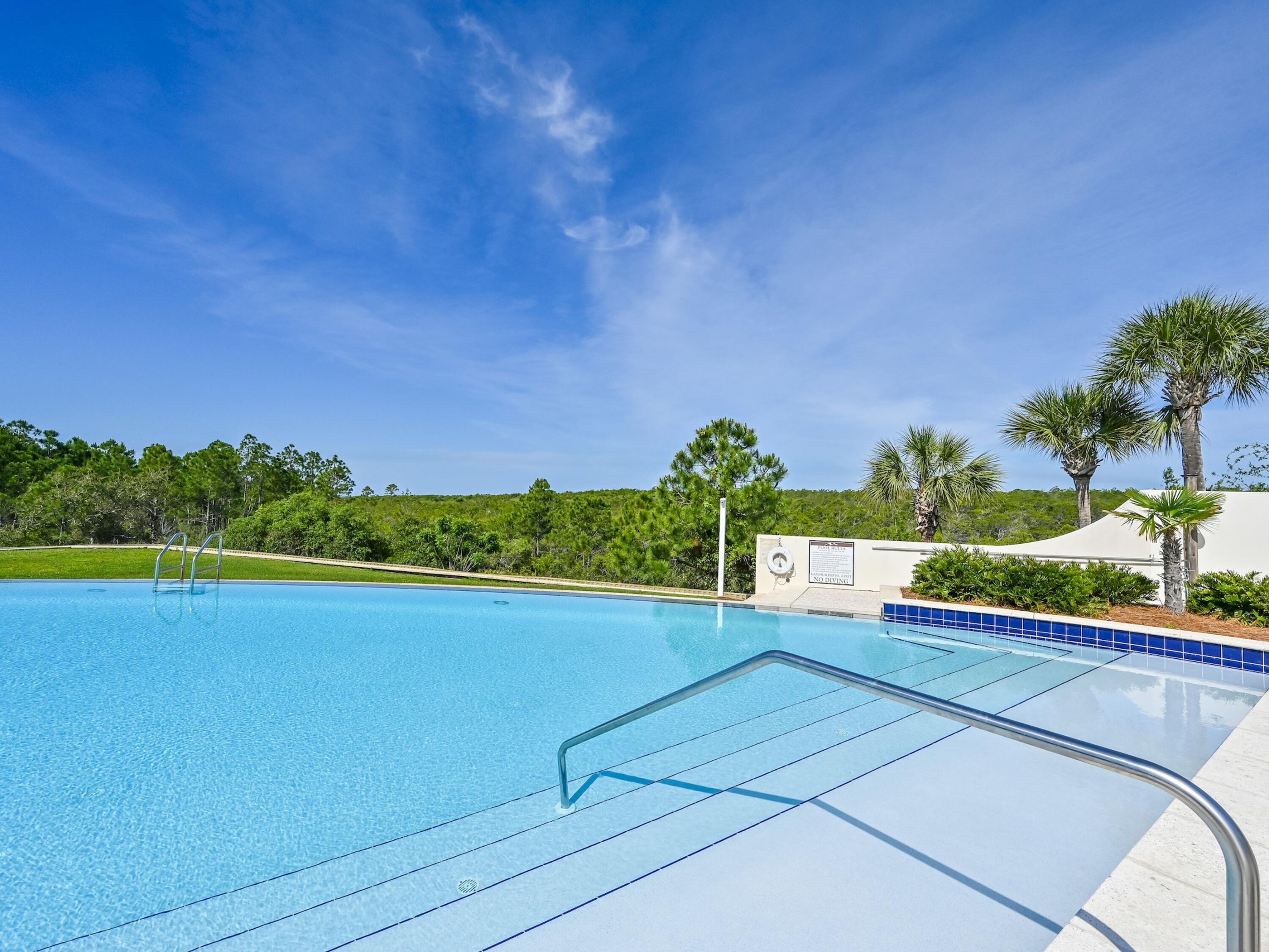 Lot 107 Cypress Walk Santa Rosa Beach, FL 32459 - Photo 21 of 42 Pool toward Topsail Hill State Park