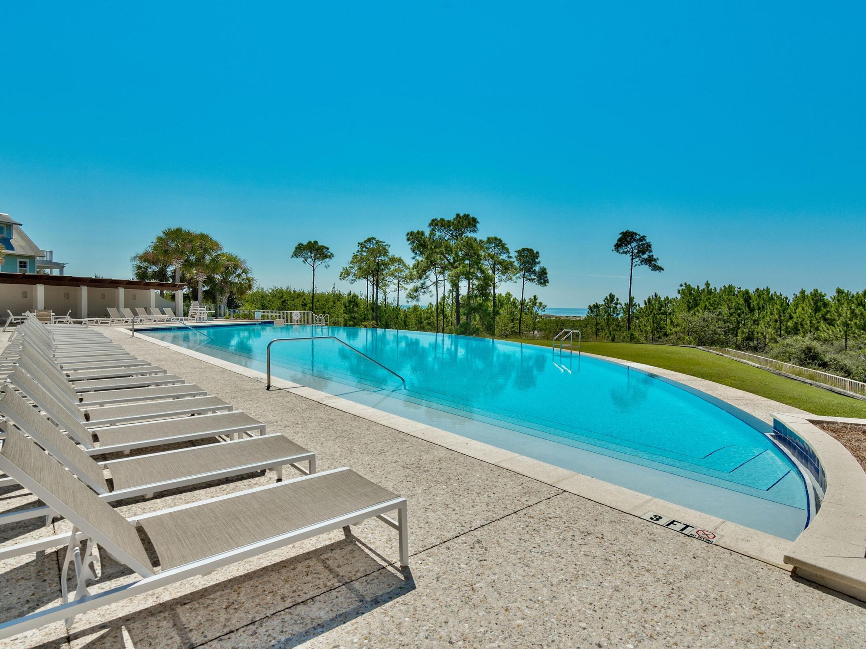 Lot 107 Cypress Walk Santa Rosa Beach, FL 32459 - Photo 23 of 42 Infinity edged pool at amenity center