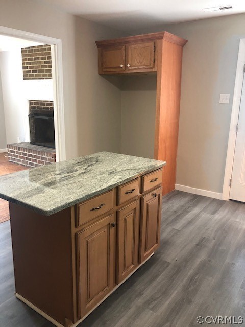 6612 Davis Road Quinton, VA 23141 - Photo 11 of 37 The kitchen is open to the dining room . The refri