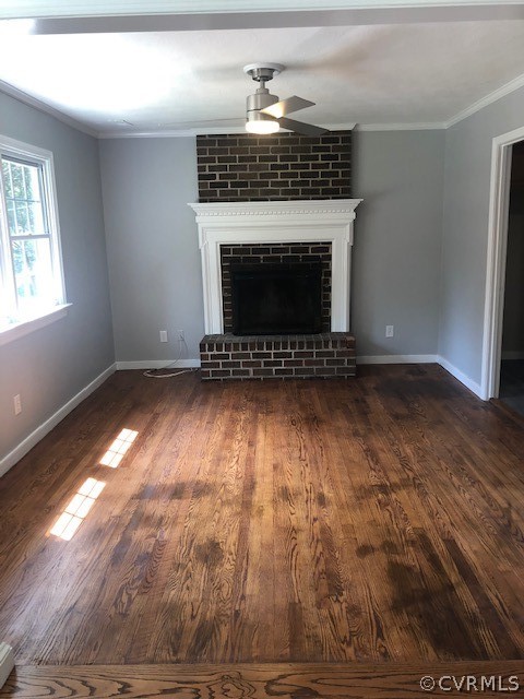 6612 Davis Road Quinton, VA 23141 - Photo 6 of 37 The dining room features a brick wood burning fire