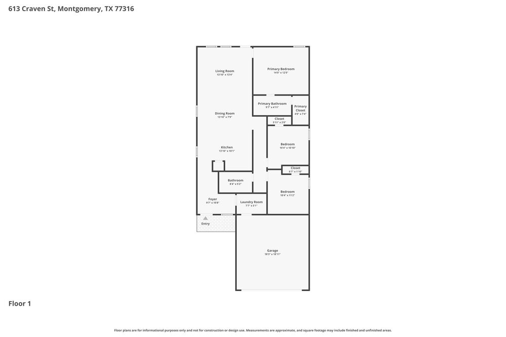 613 Craven Street Conroe, TX 77316 - Photo 2 of 16