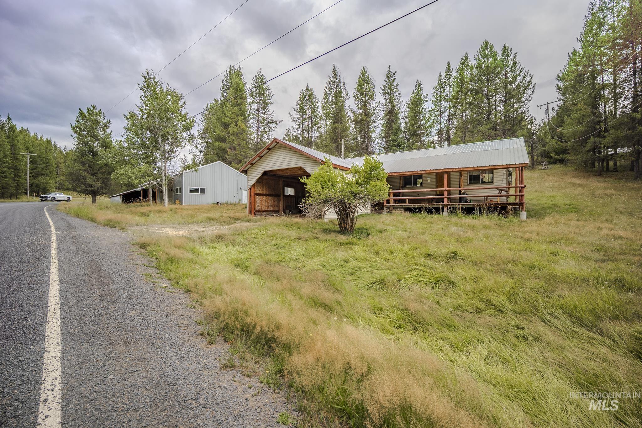 140 Ridgeway Drive Elk City, ID 83525 - Photo 2 of 47 View of front of home featuring a metal roof