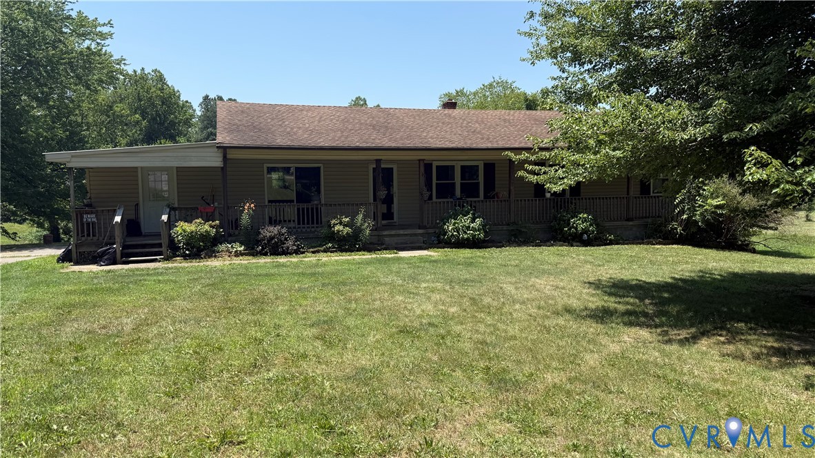 296 Rices Depot Road Rice, VA 23966 - Photo 1 of 1 Ranch-style residence featuring a covered front po