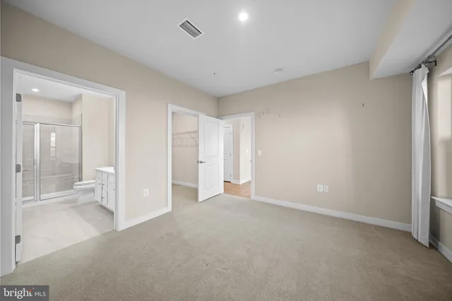 a view of an empty room