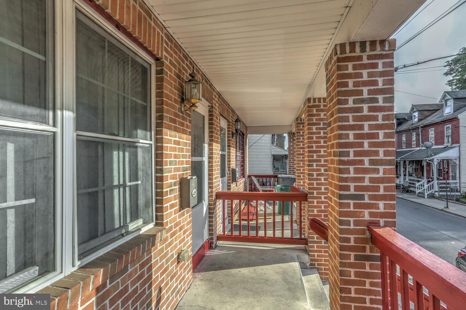 417 Green Street Lancaster, PA 17602 - Photo 5 of 37 a balcony view with a glass door