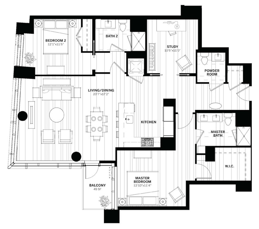 133 Seaport Boulevard, Unit 1908 Boston, MA 02210 - Photo 34 of 34 a picture of a bathroom with a window and a picture of a white wall