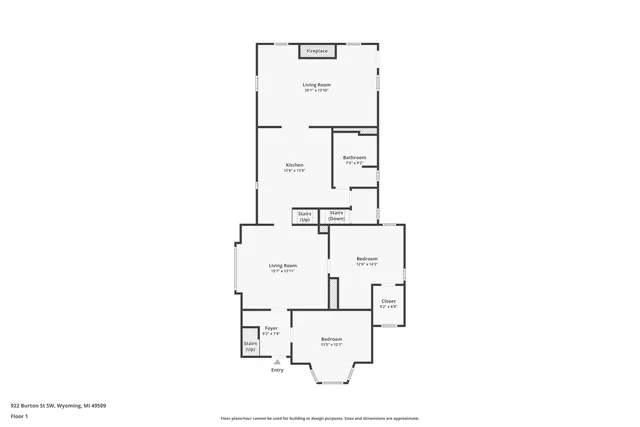 $265,900 | 922 Burton Street Southwest, Wyoming, MI 49509