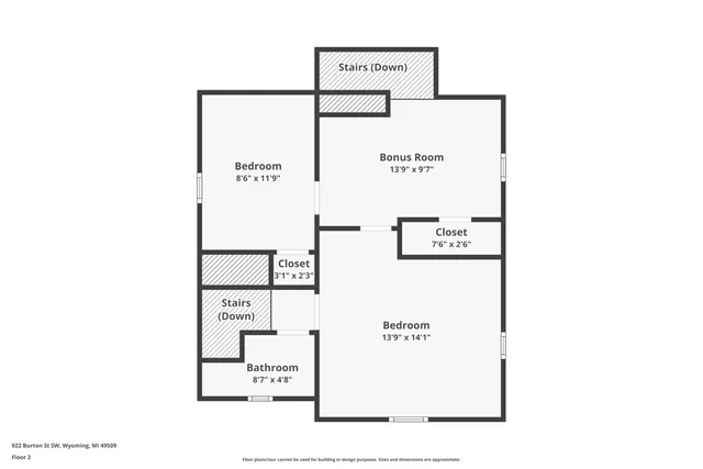 $265,900 | 922 Burton Street Southwest, Wyoming, MI 49509