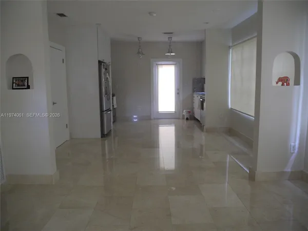 wooden view of an empty room