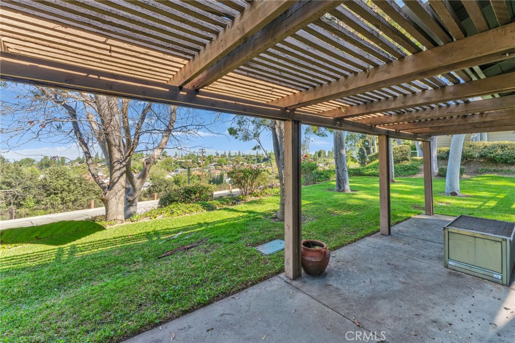 16211 Sierra Ridge Way Hacienda Heights, CA 91745 - Photo 35 of 46 a view of a backyard with sitting area